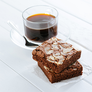 Raw Almond Brownies